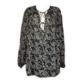 Isabel Marant Étoile Floral Split-Neck Tie Blouse – Oversized Shirt, FR36 (UK8)