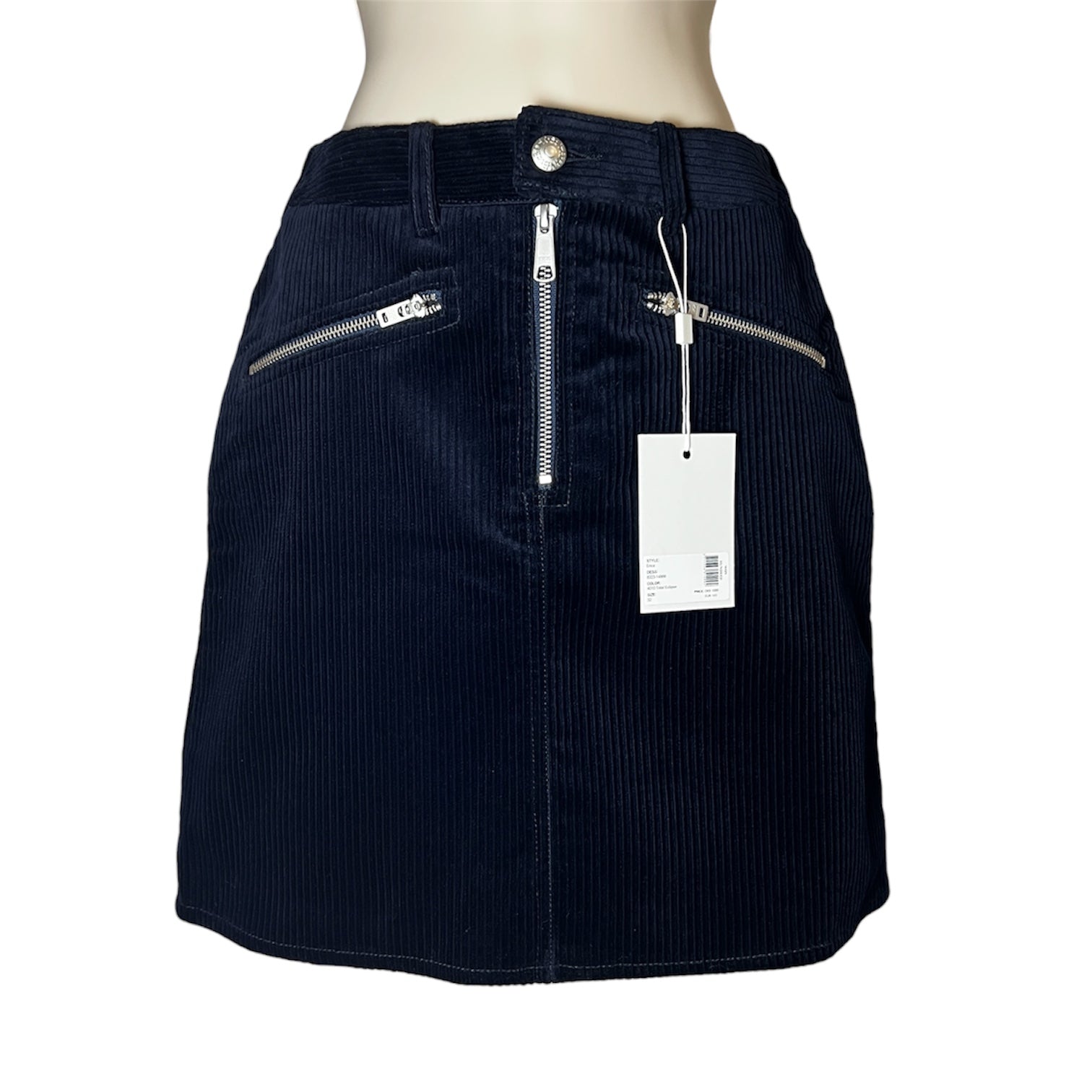 Won Hundred Erica Mini Corduroy High-Waisted Skirt – EU32