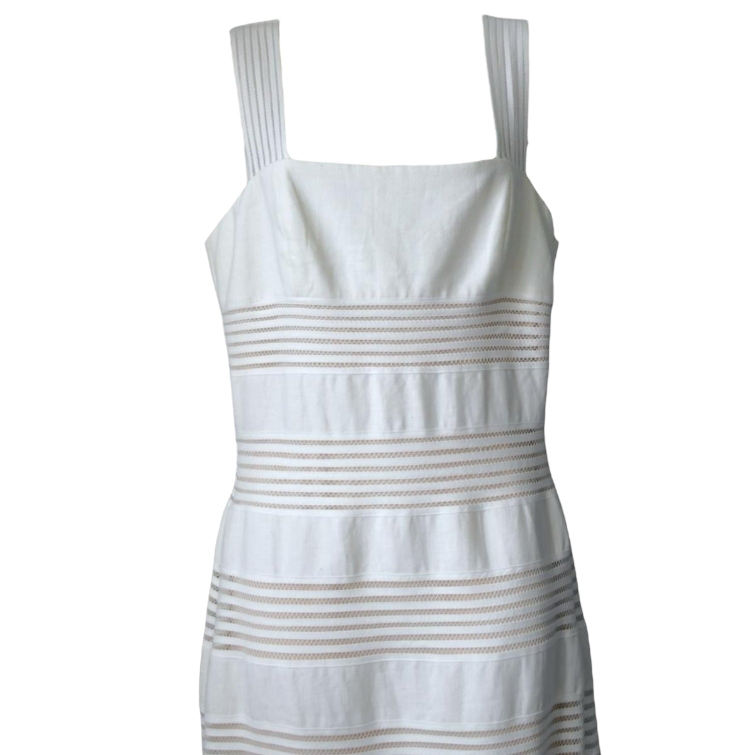 Zimmermann The Corsage Linen Orchid Belt Midi Dress – Sz2 (UK12)