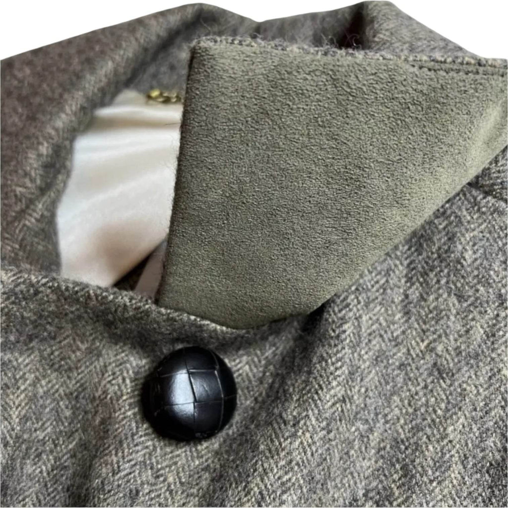 Katherine Hooker Wool Cocoon Coat – Harris Tweed, XS – pre-loved