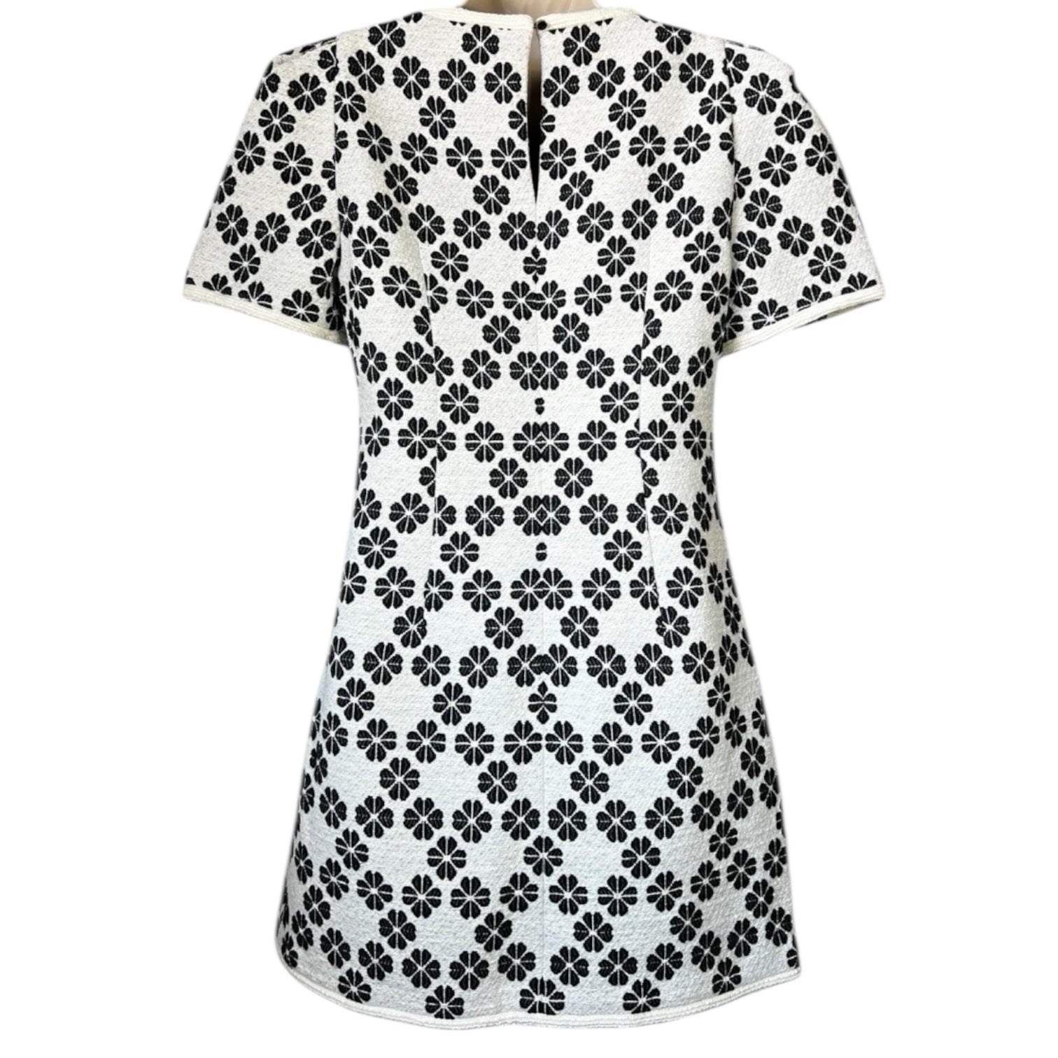 Kate Spade Tweed Jacquard Mini Shift Dress – ASO Emma Roberts, US 6 – pre-loved