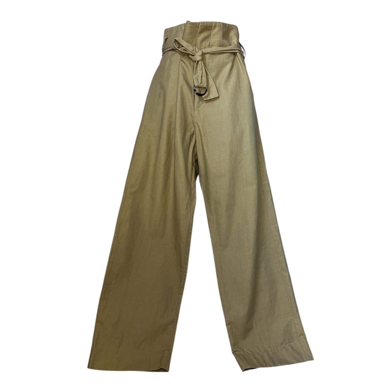 Isabel Marant High-Waist Linen Blend Paperbag Trousers – FR40 (UK12)