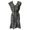 Saloni Silk Ruffle Button Mini Dress – UK8 – pre-loved
