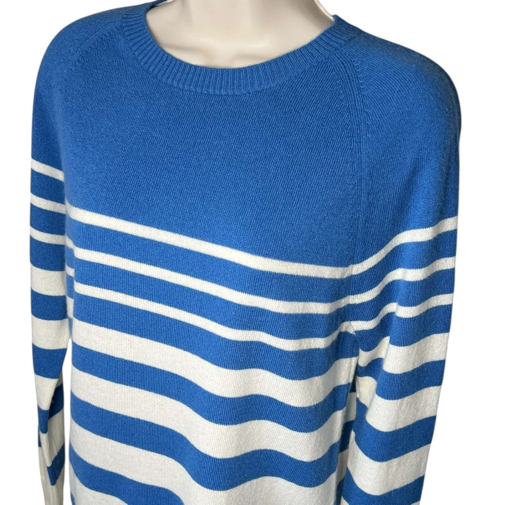 Chinti & Parker Increasing Stripe Wool-Cashmere Sweater – M