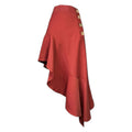 Rejina Pyo Linen Asymmetric Button Skirt – UK8