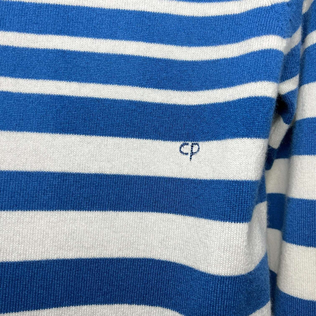 Chinti & Parker Increasing Stripe Wool-Cashmere Sweater – M
