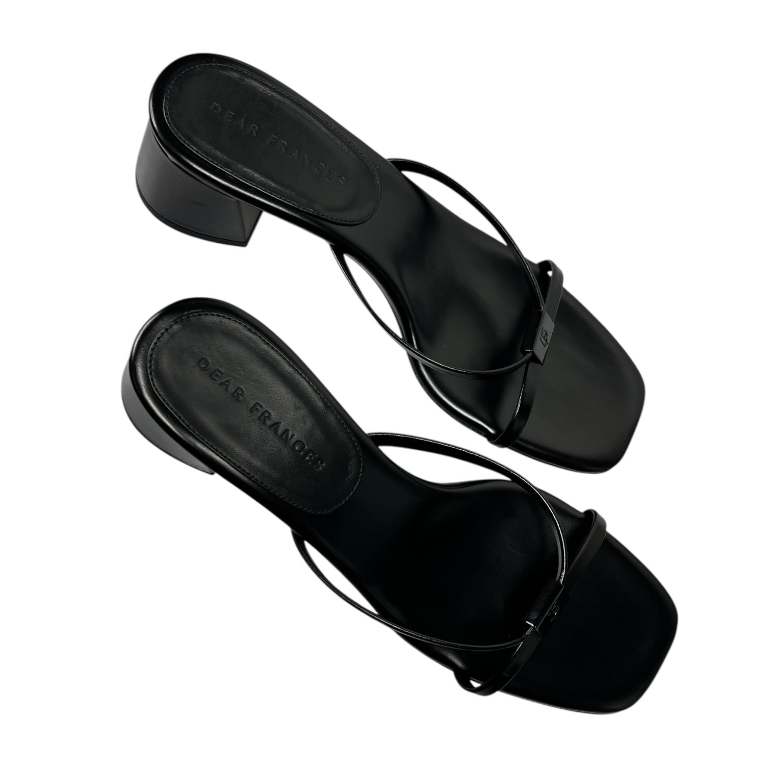 Dear Frances Patti Slide Sandal – Black, EU 39