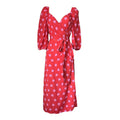 Diane Von Furstenberg Battista Petal Print Wrap Dress – US6 (UK10)