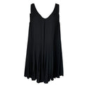 Prada Little Black Pleated Swing Dress – IT40S (UK8 Petite) – pre-loved