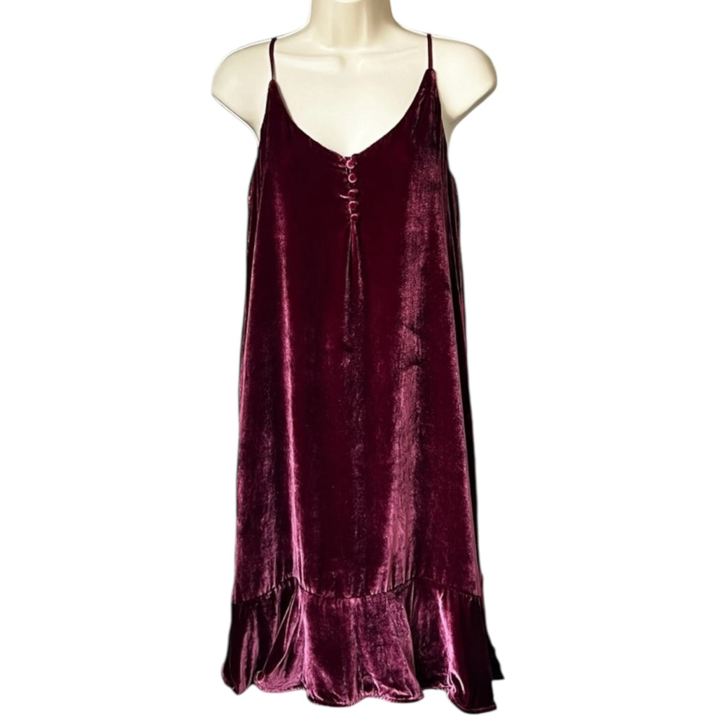 Rails Mini Velvet Slip Dress – XS – pre-loved
