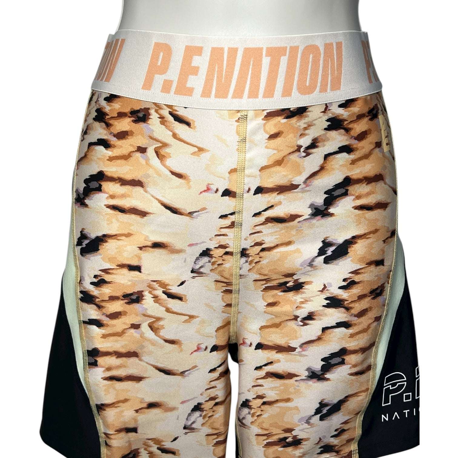 P.E Nation Freeman Logo Bike Shorts – L