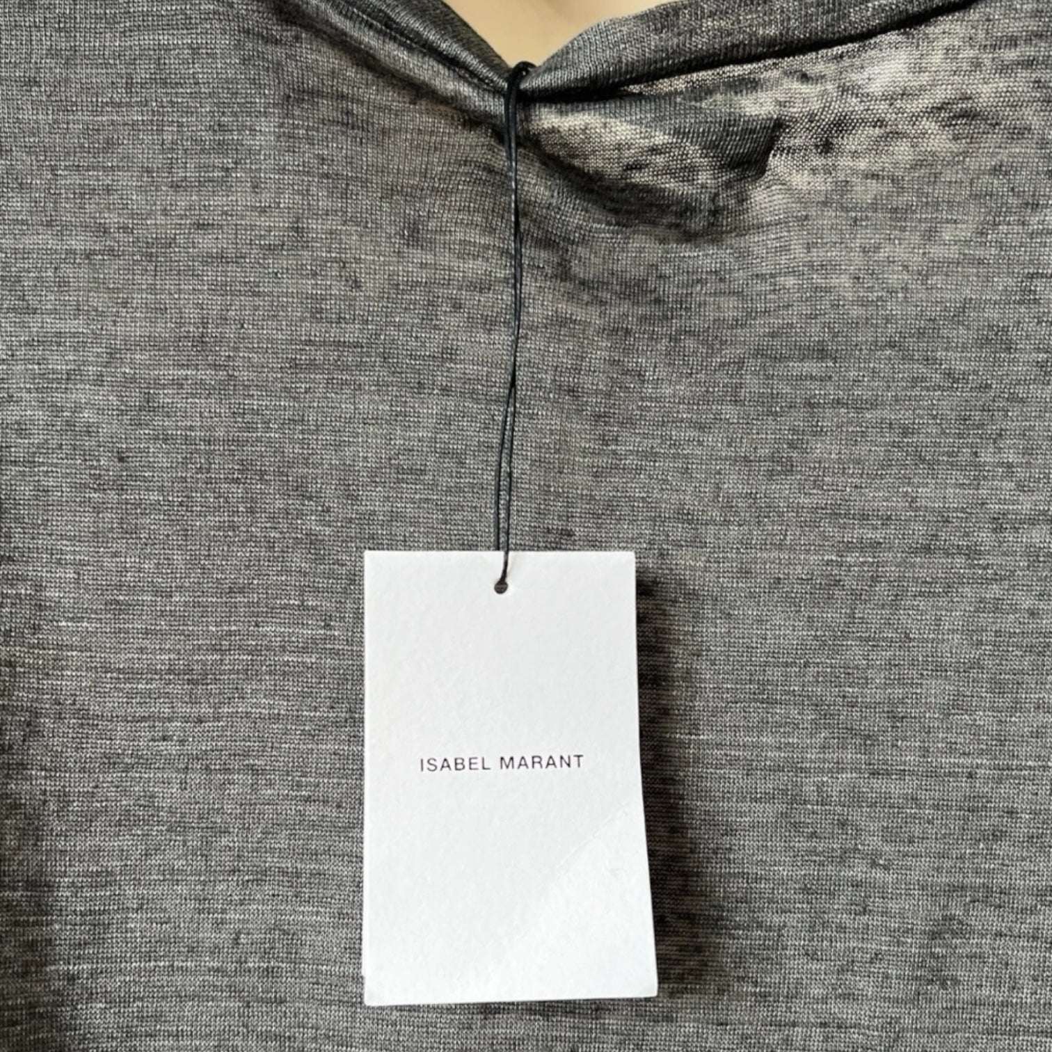 Isabel Marant Slub Linen T-Shirt – Longline, Size S – pre-loved