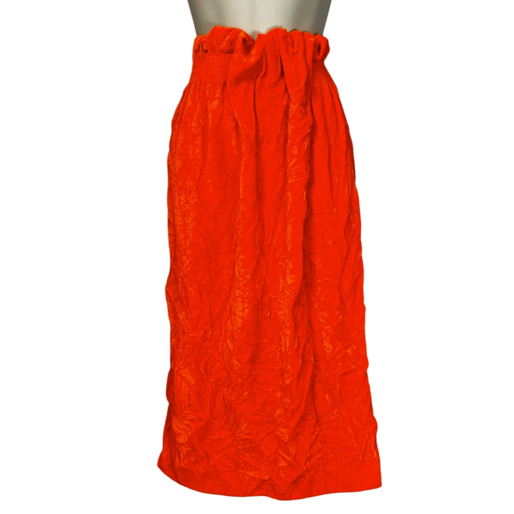 Victoria Beckham Crushed Velvet Midi Skirt – UK8 – pre-loved