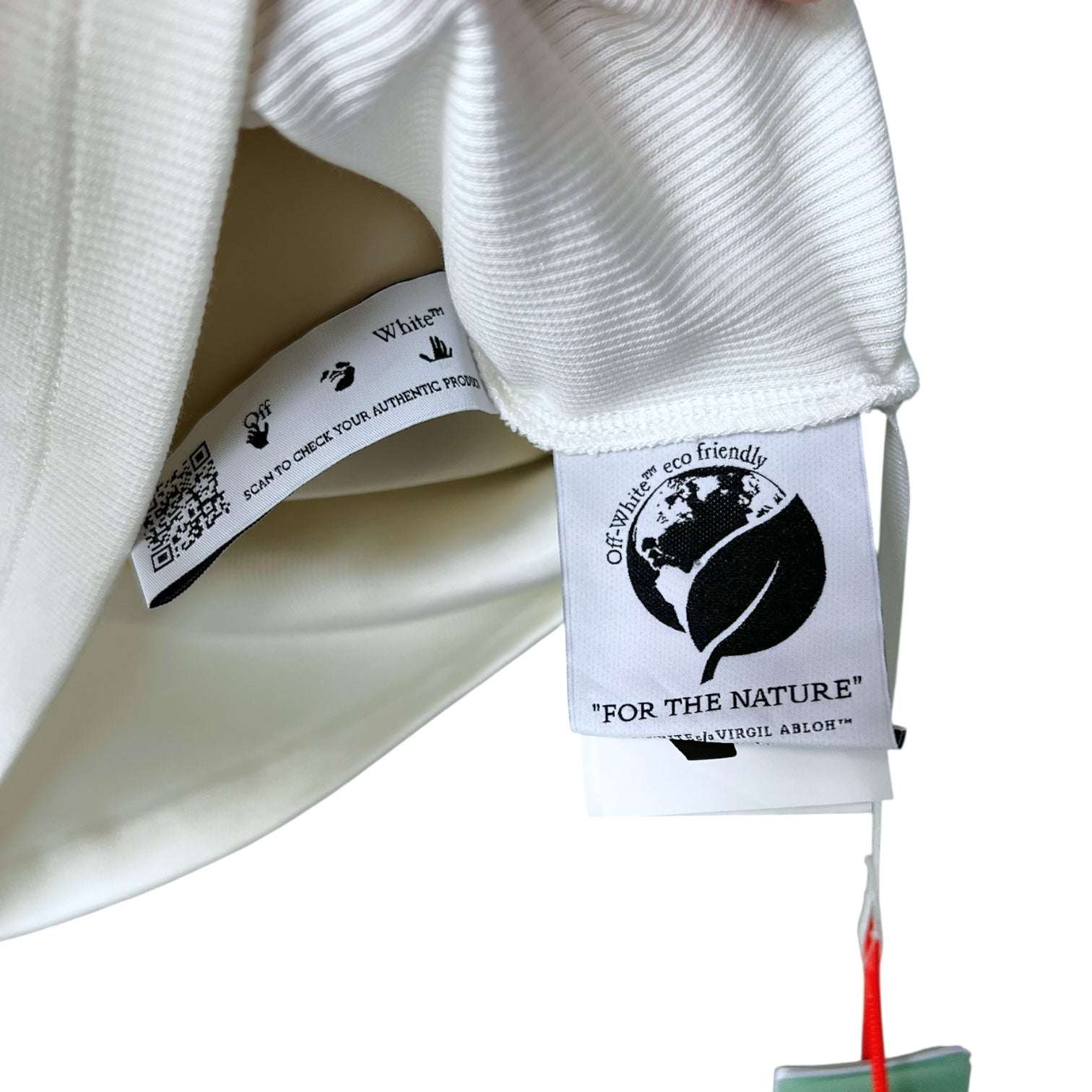 Off-White Ribbed Logo Mini Dress – IT44 (UK12) – pre-loved