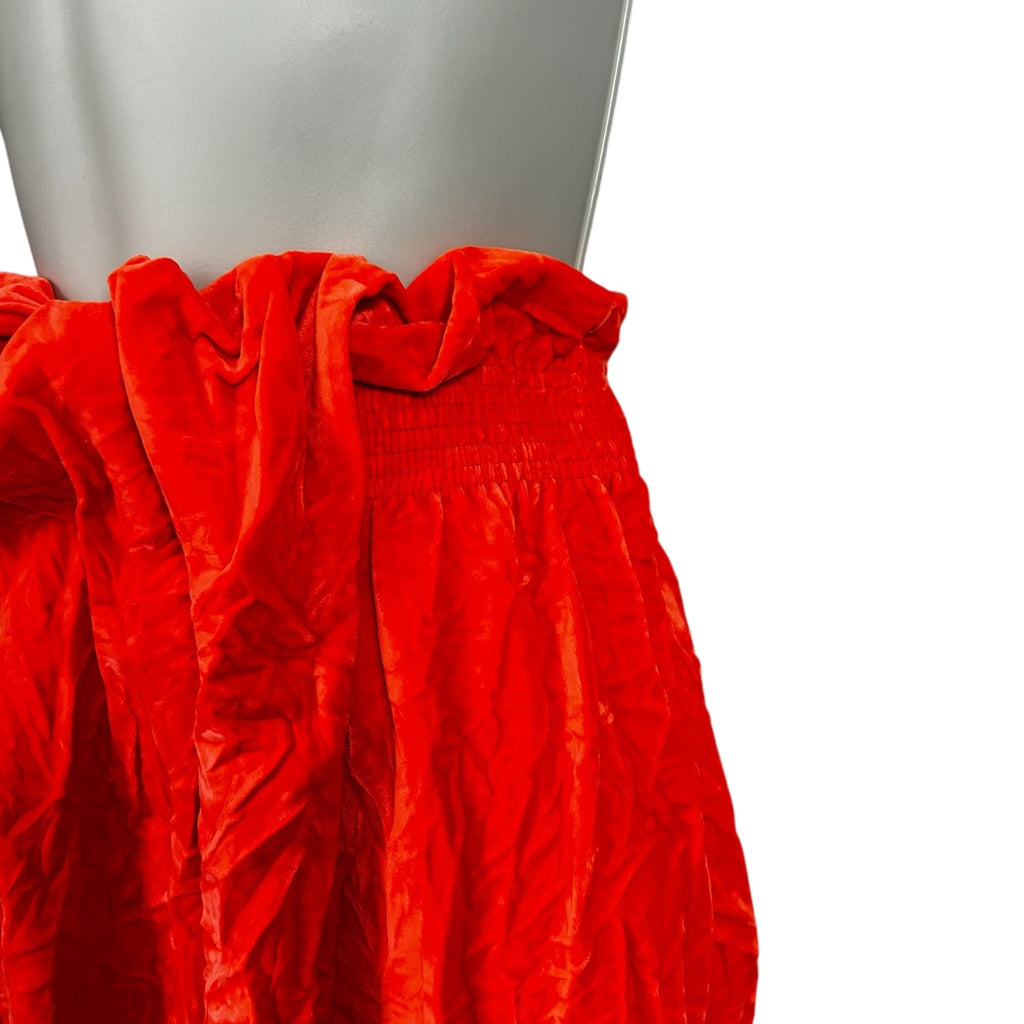Victoria Beckham Crushed Velvet Midi Skirt – UK8 – pre-loved