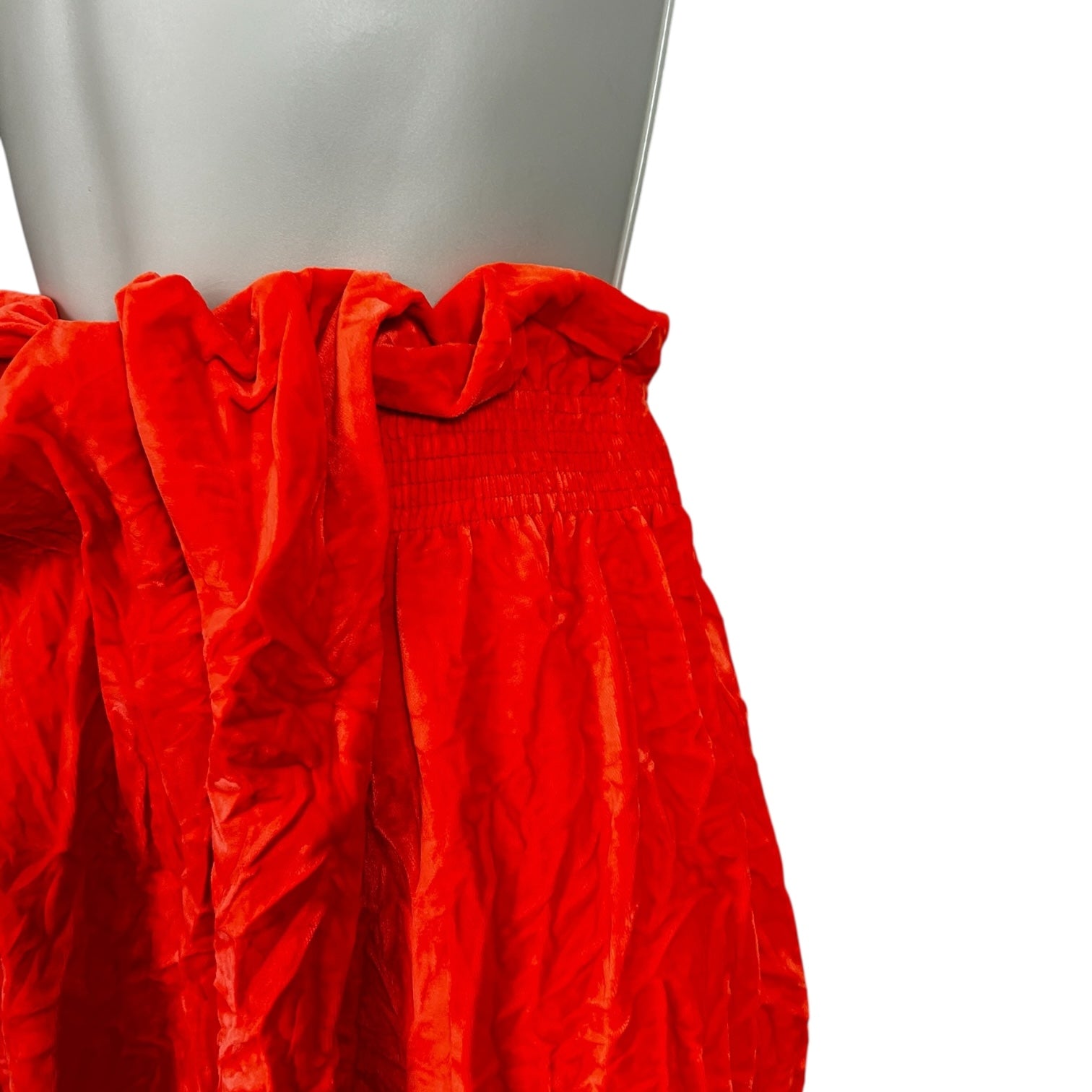 Victoria Beckham Crushed Velvet Midi Skirt – UK8 – pre-loved