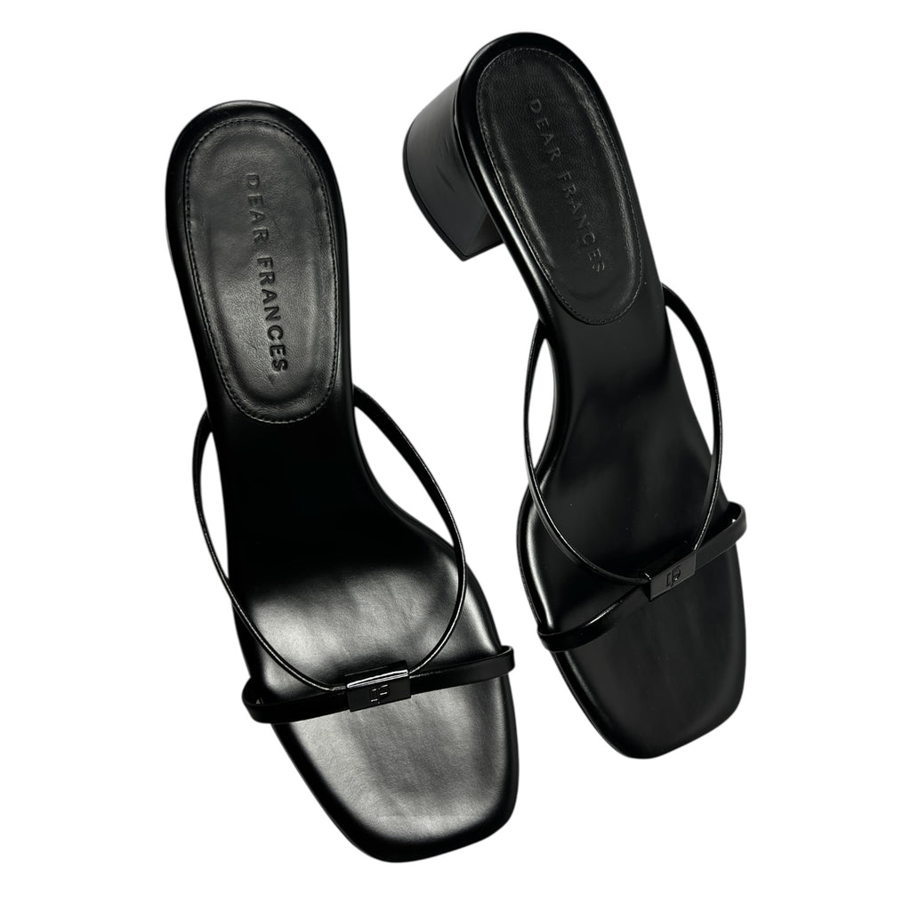 Dear Frances Patti Slide Sandal – Black, EU 39