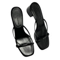 Dear Frances Patti Slide Sandal – Black, EU 39