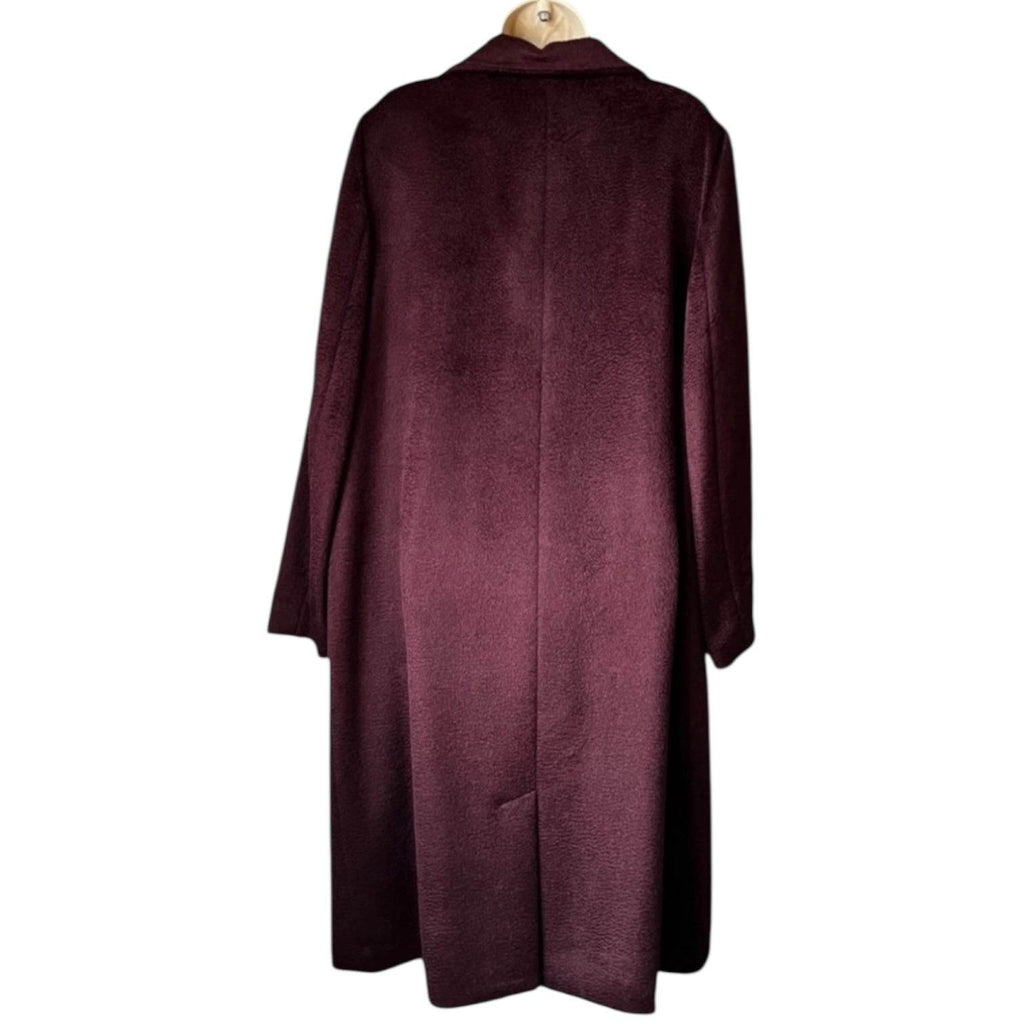 Eileen Fisher Baby Suri Alpaca Wool Sheared Coat – M – pre-loved