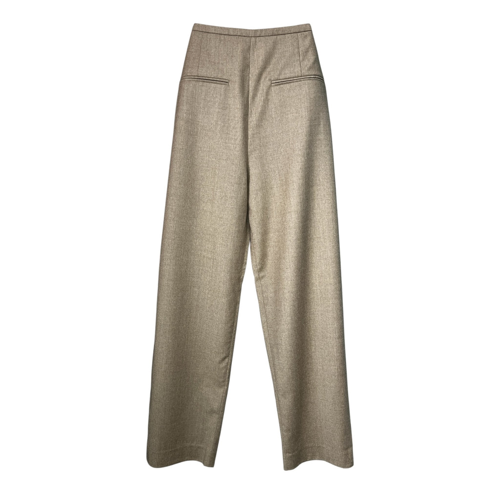 Totême Wool Flannel Pleated Trousers – EU38 – pre-loved