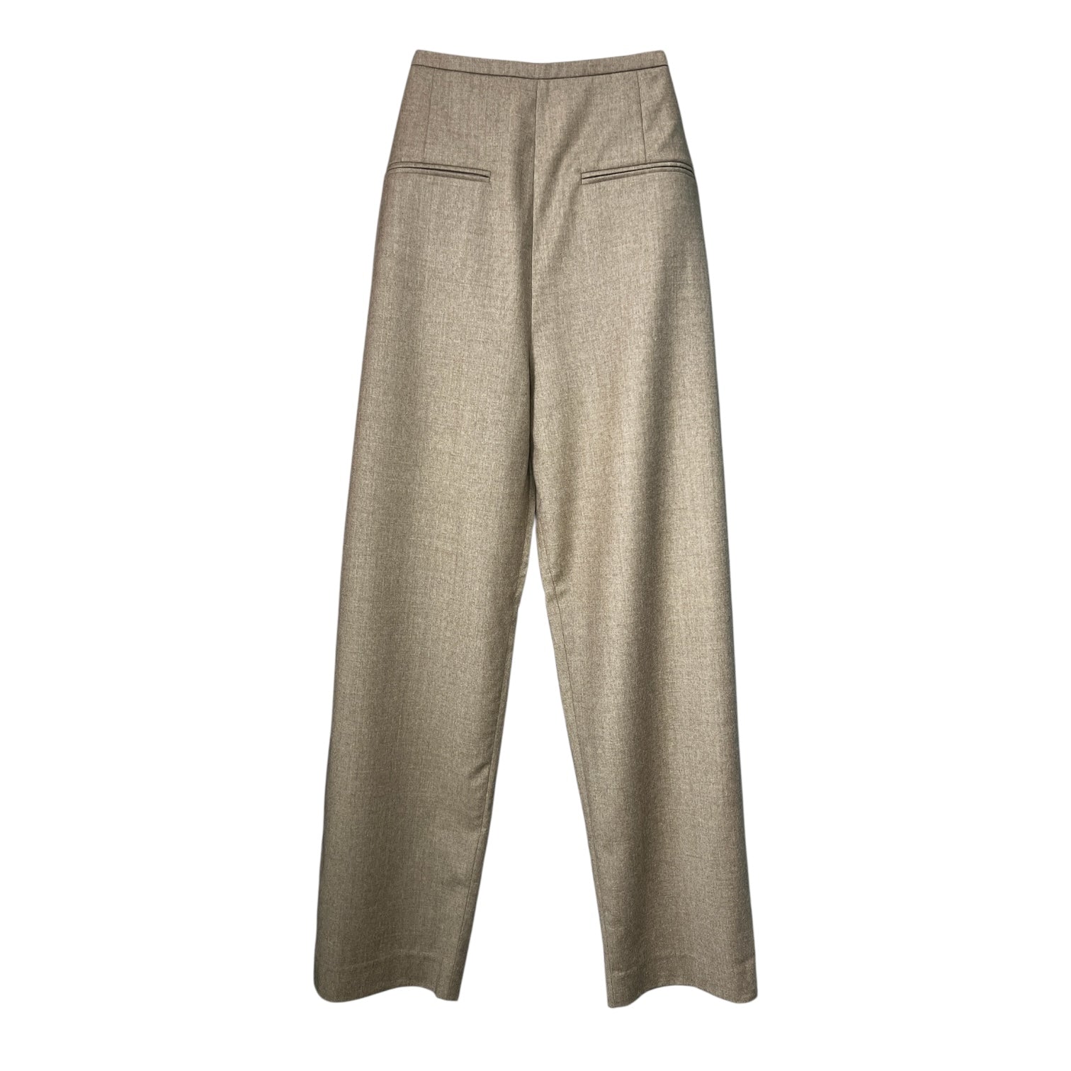 Totême Wool Flannel Pleated Trousers – EU38 – pre-loved