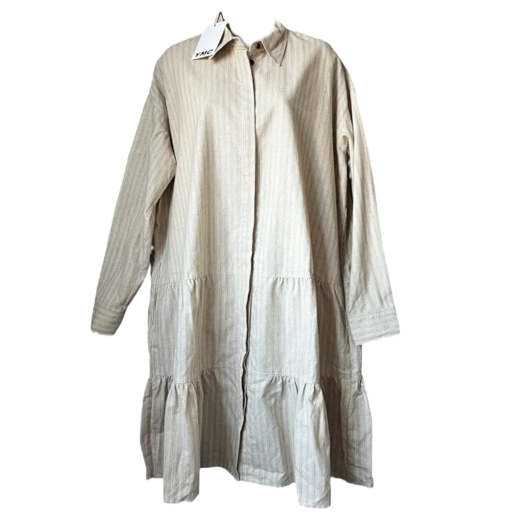 YMC Luna Tiered Linen Blend Shirt Dress – XS/S – pre-loved