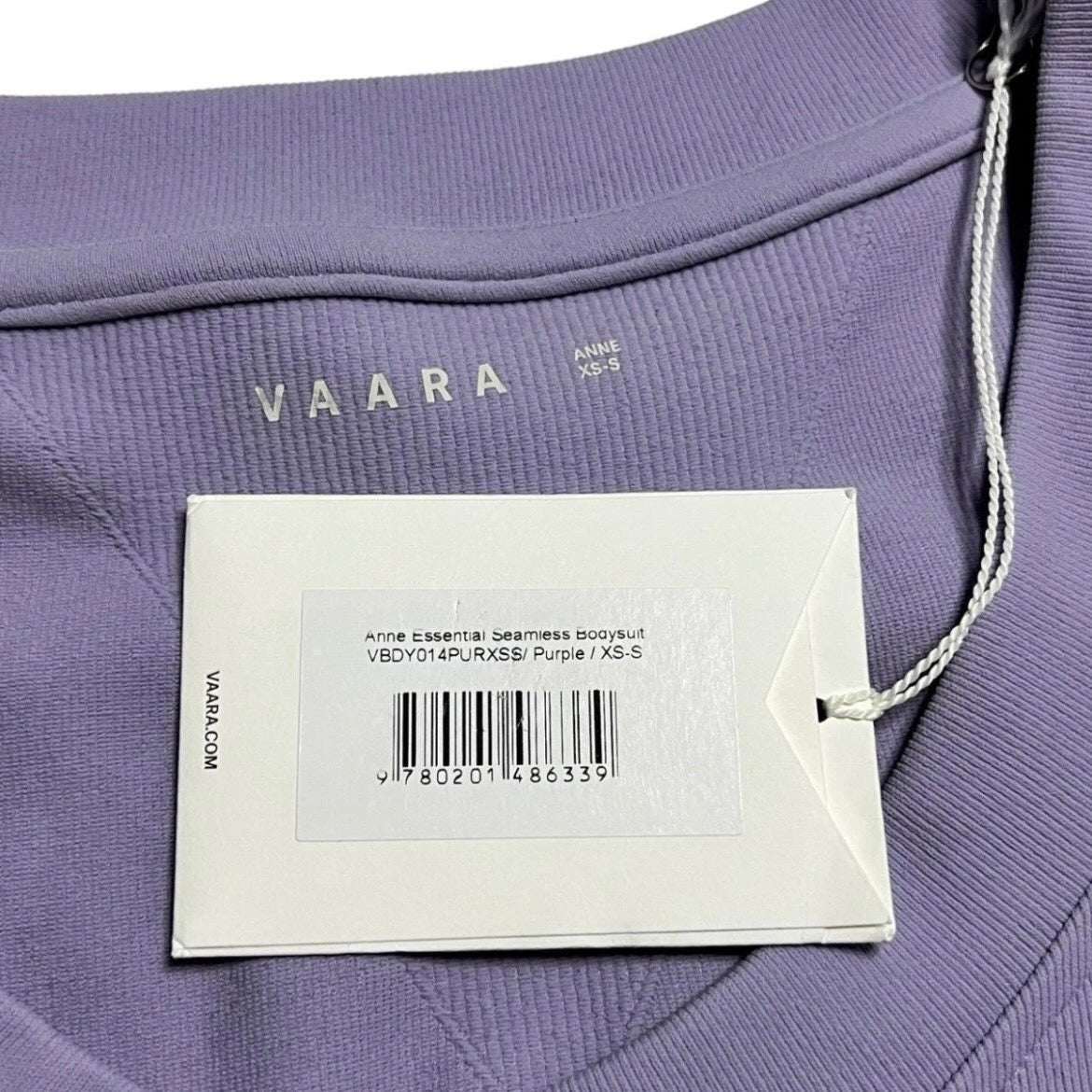 Vaara Anne Essential Seamless Ribbed Bodysuit – Purple, XS/S