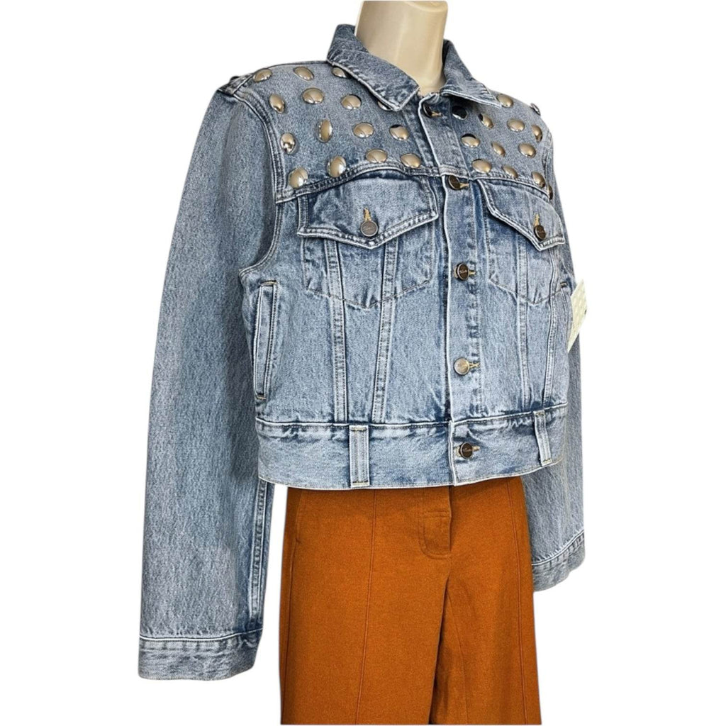 Khaite Rizzo Studded Denim Jacket – L – pre-loved