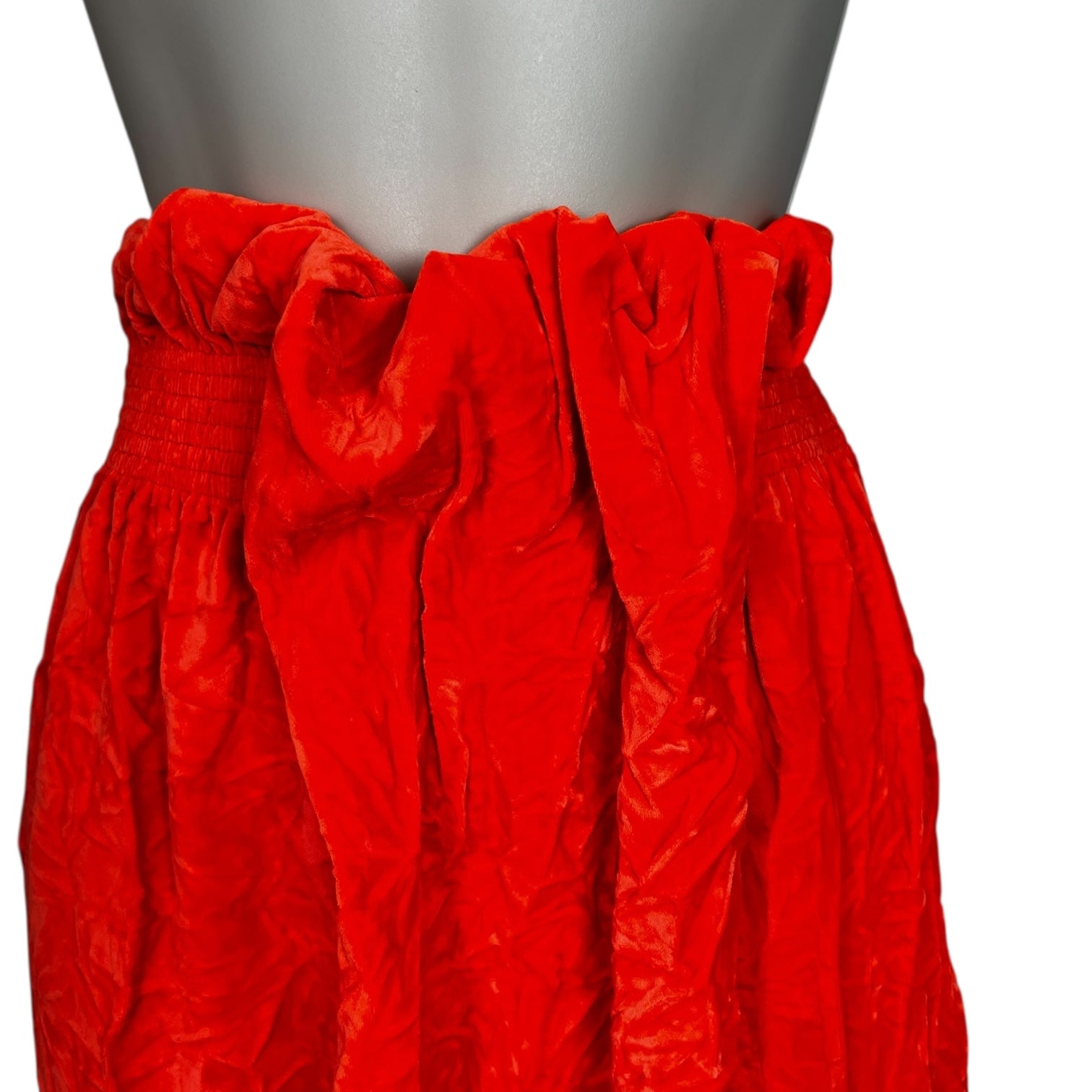 Victoria Beckham Crushed Velvet Midi Skirt – UK8 – pre-loved