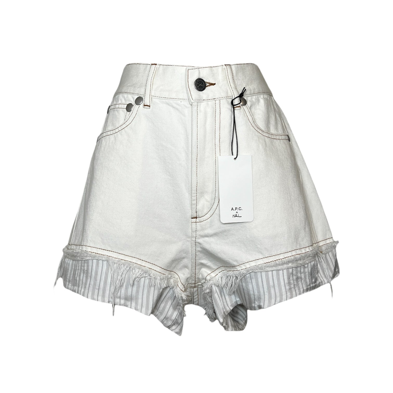 A.P.C. x Natacha Ramsay-Levi Denim Mini Shorts – FR38 (UK10) – pre-loved