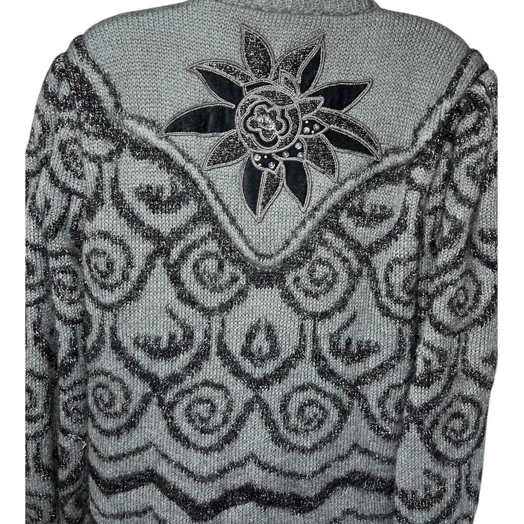 Vintage Escada Embroidered Mohair Open Coat Cardigan – FR36 – pre-loved