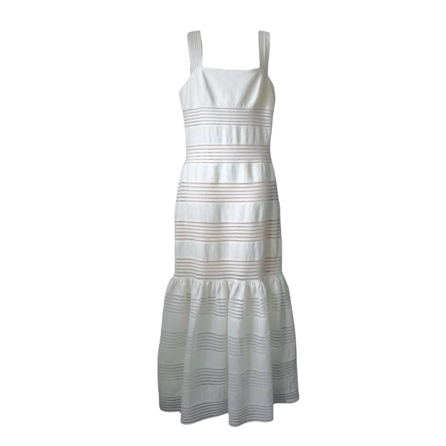 Zimmermann The Corsage Linen Orchid Belt Midi Dress – Sz2 (UK12)