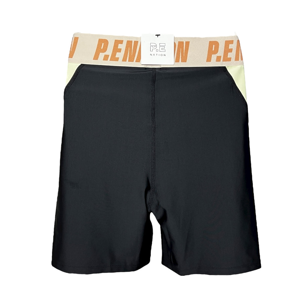 P.E Nation Freeman Logo Bike Shorts – L