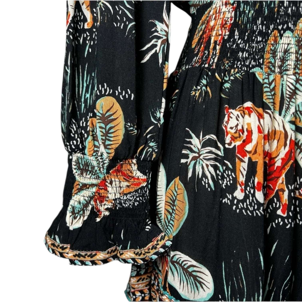 Poupette St Barth Off-Shoulder Mini Dress – XS – pre-loved