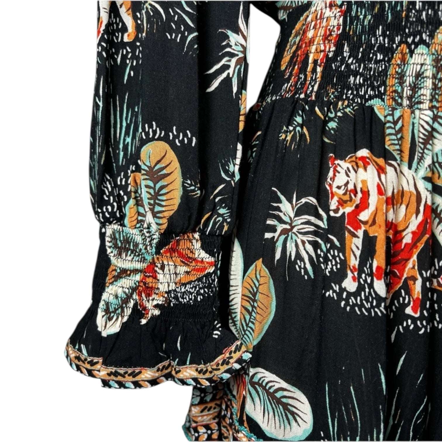Poupette St Barth Off-Shoulder Mini Dress – XS – pre-loved