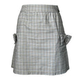 A.P.C. Checked Mini Skirt – Bow Detail, Retro Preppy Academia Style, EU 40 – pre-loved