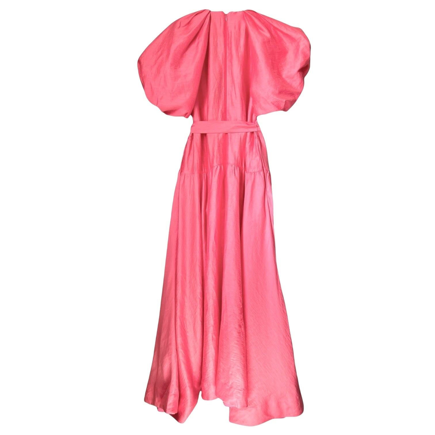 Acler Warner Linen Long Dress – Pink Rose, UK12