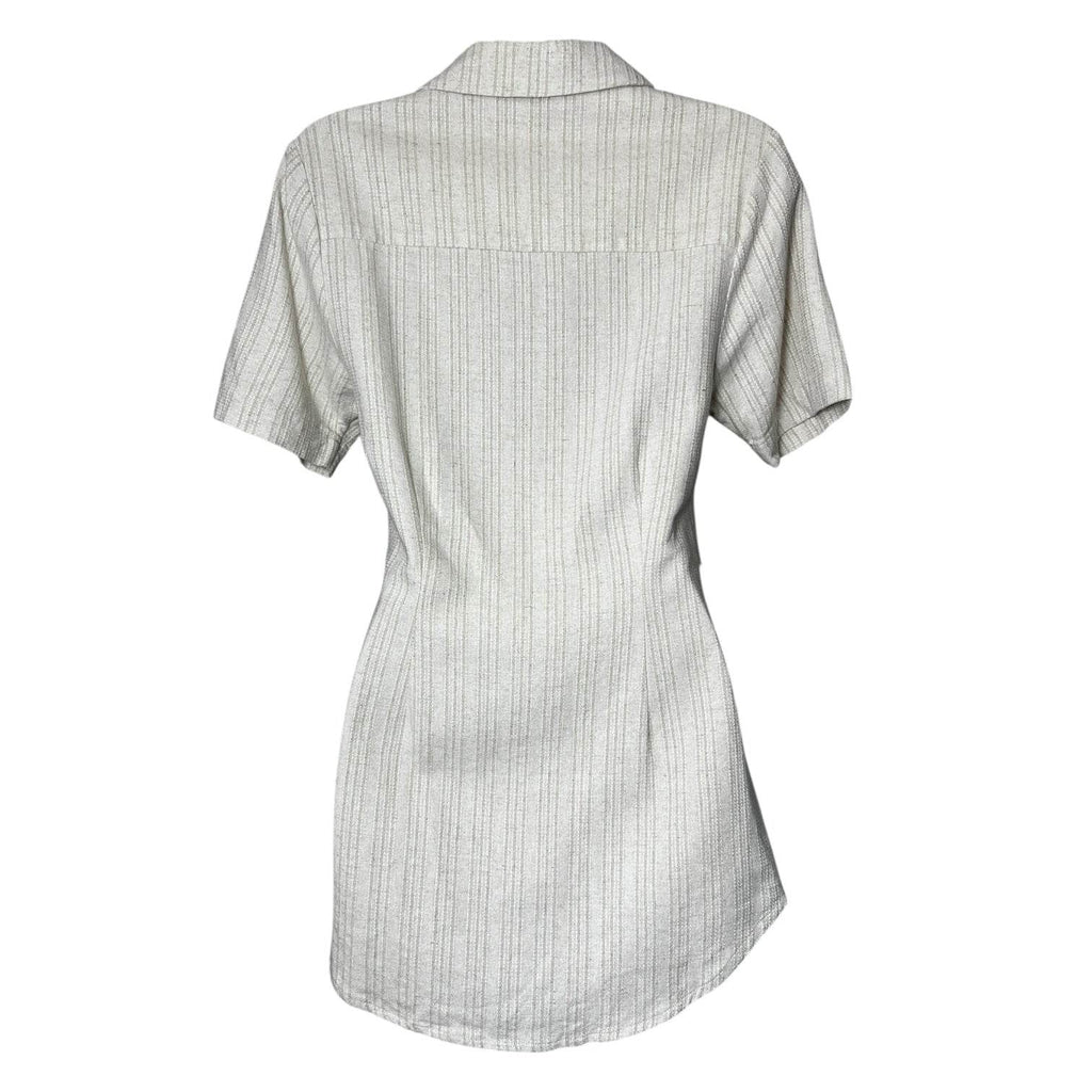 Holzweiler Tuva Asymmetric Linen Shirt – XS – pre-loved