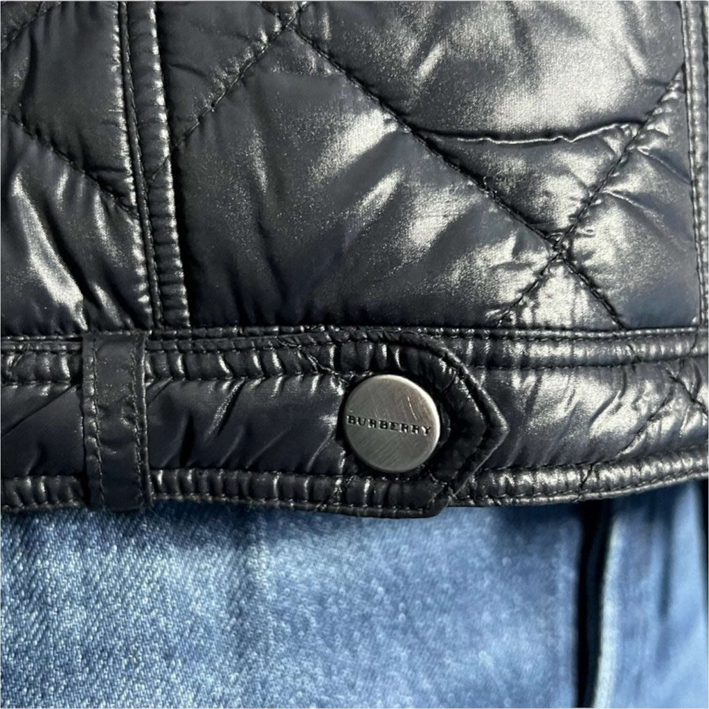 Burberry Cropped Quilted Puffer Jacket – S – pre-loved