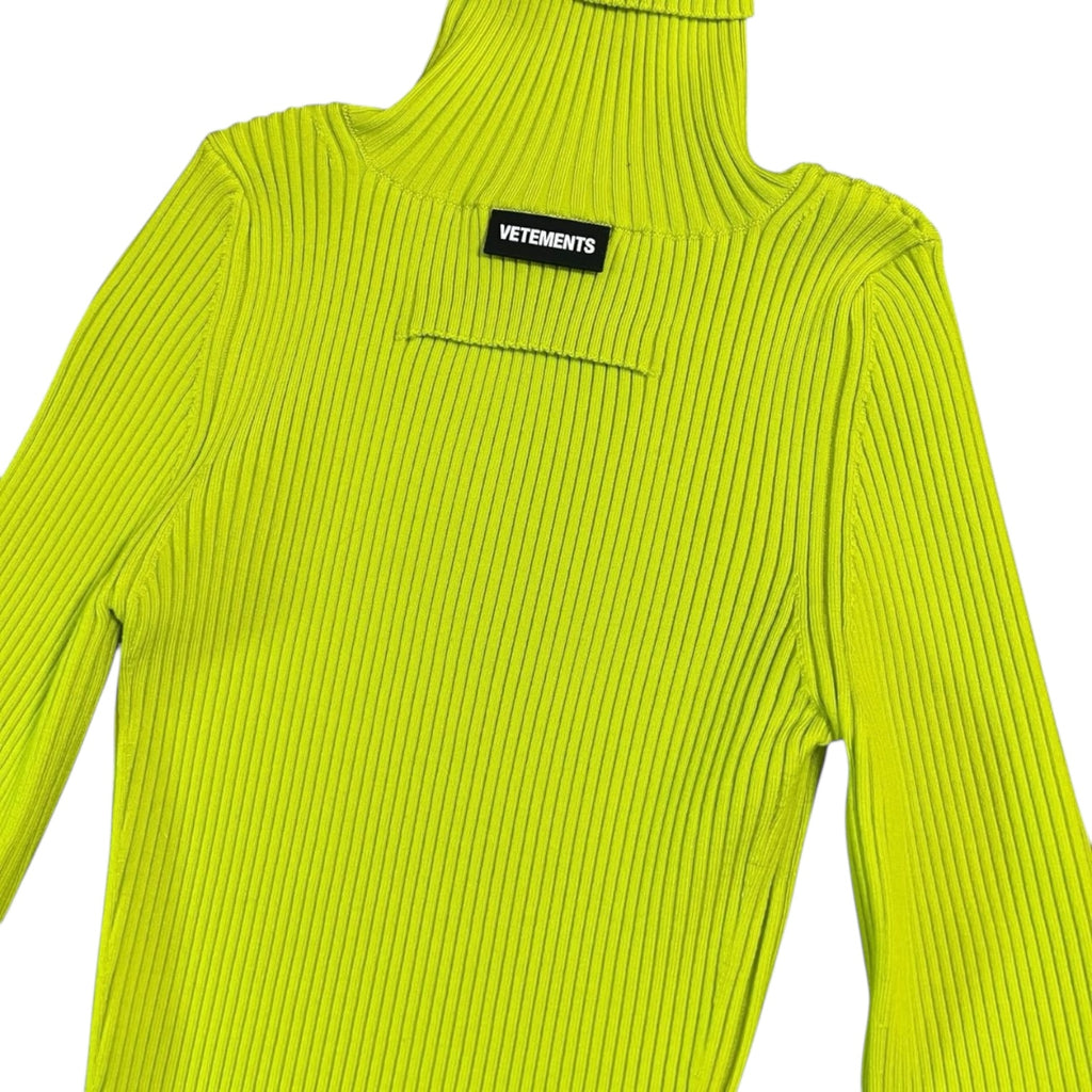 Vetements Neon Wool Maxi Dress – M – pre-loved