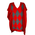 Vintage Moschino Cheap & Chic Argyle Knit Vest – Wool-Cashmere, UK10 – pre-loved