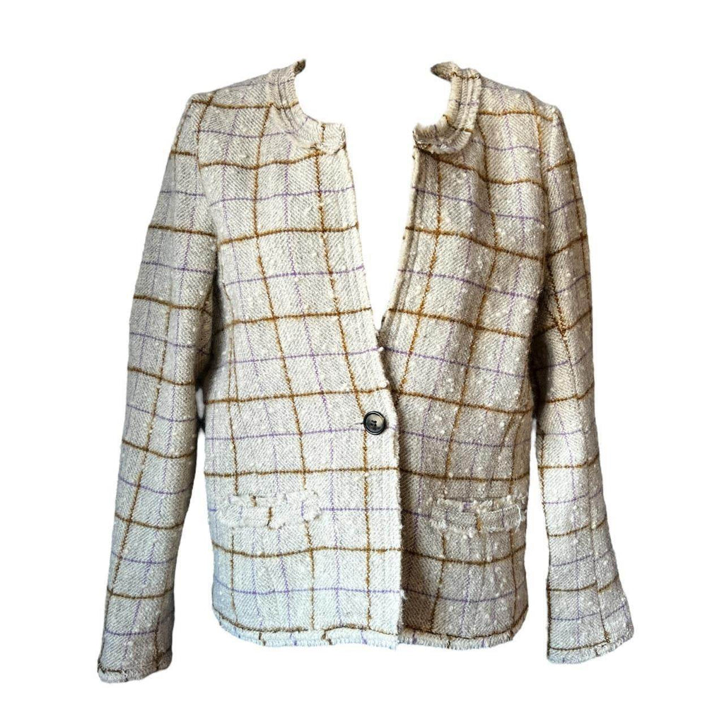 Isabel Marant Étoile Bouclé Tweed Fringe Jacket – FR40 (UK12) – pre-loved