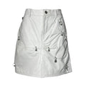 Vintage Moschino Leather Piercing Mini Skirt – UK10 – pre-loved