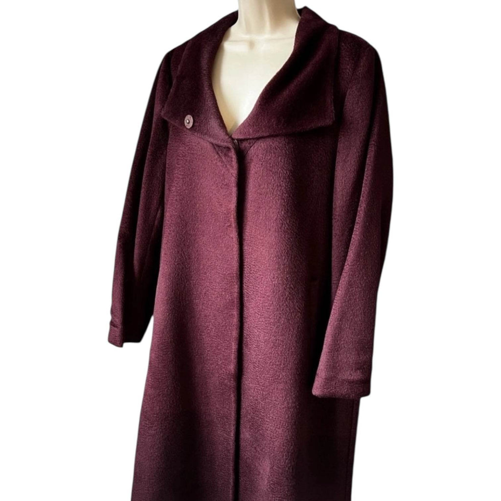 Eileen Fisher Baby Suri Alpaca Wool Sheared Coat – M – pre-loved