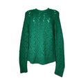 Maje Mohair Wool Pointelle Knit Jumper – Green, Size 2 (UK10) – pre-loved