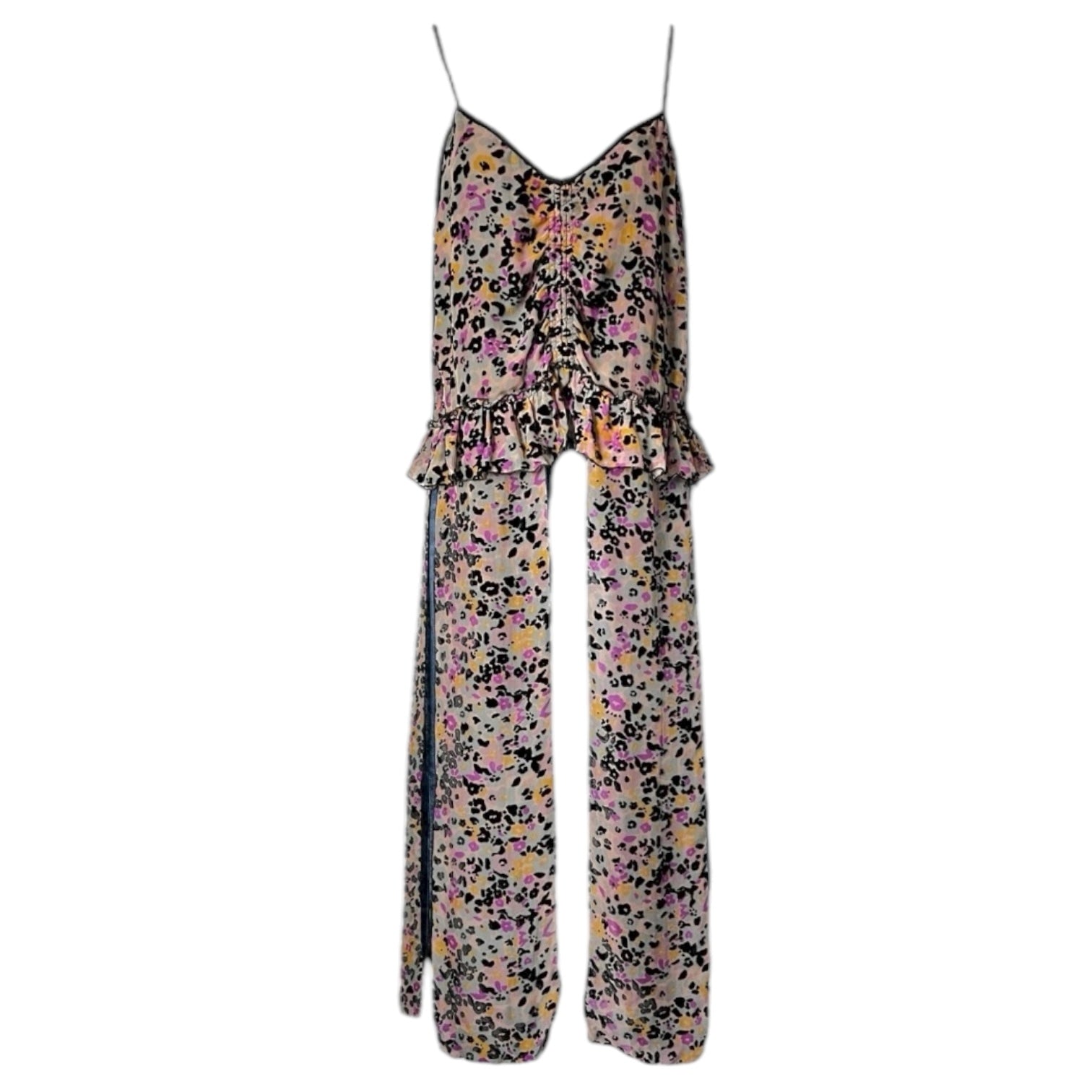 See By Chloé Silk Devoré Velvet Cami Top – FR34
