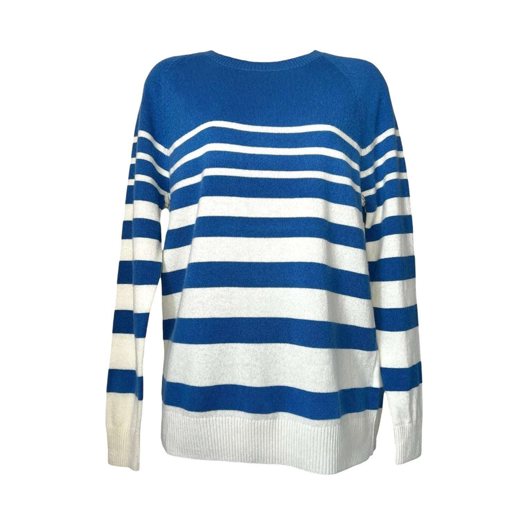 Chinti & Parker Increasing Stripe Wool-Cashmere Sweater – M