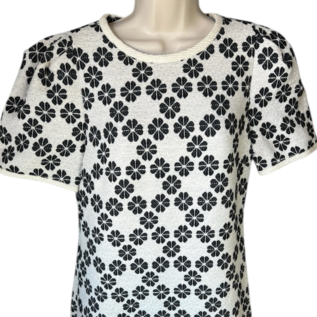 Kate Spade Tweed Jacquard Mini Shift Dress – ASO Emma Roberts, US 6 – pre-loved