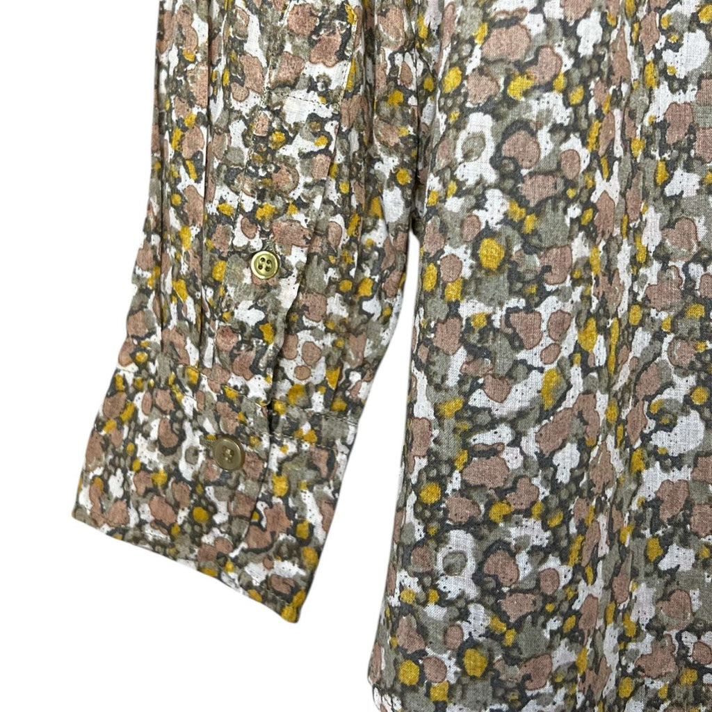 Isabel Marant Étoile Mexika Floral Collarless Boho Prairie Shirt – FR38 (UK10)