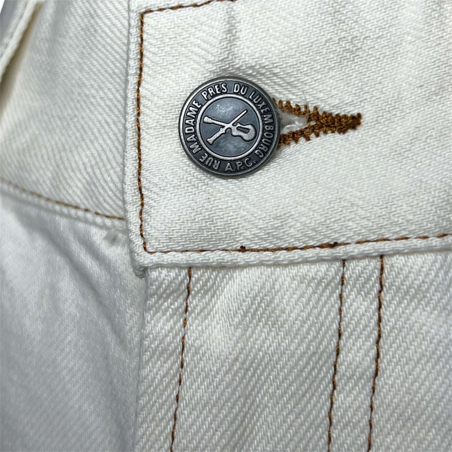 A.P.C. x Natacha Ramsay-Levi Denim Mini Shorts – FR38 (UK10) – pre-loved